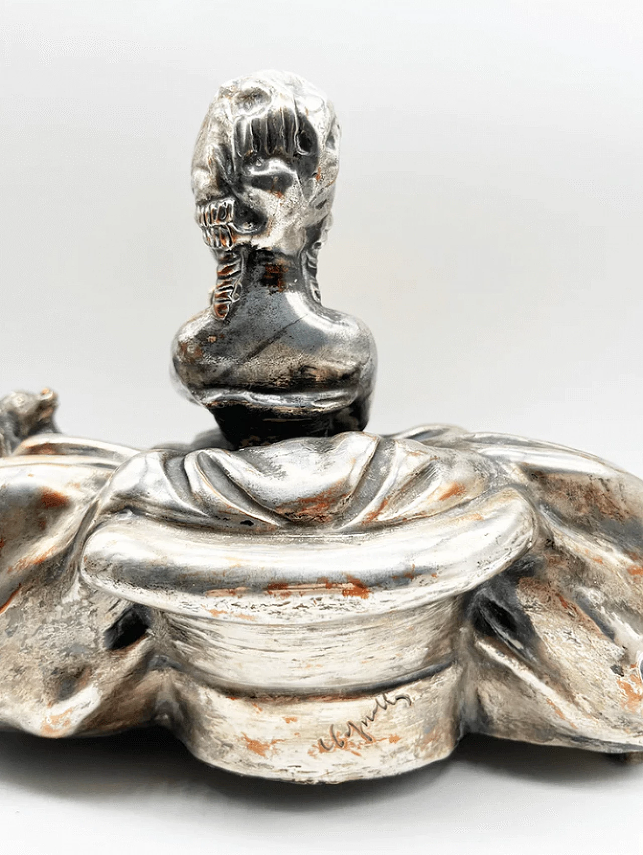 Dama in terracotta e argento di Salvatore Cipolla, anni '50 2