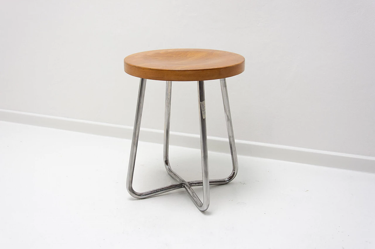 Bauhaus tubular stool by Robert Slezák, 1930s 2