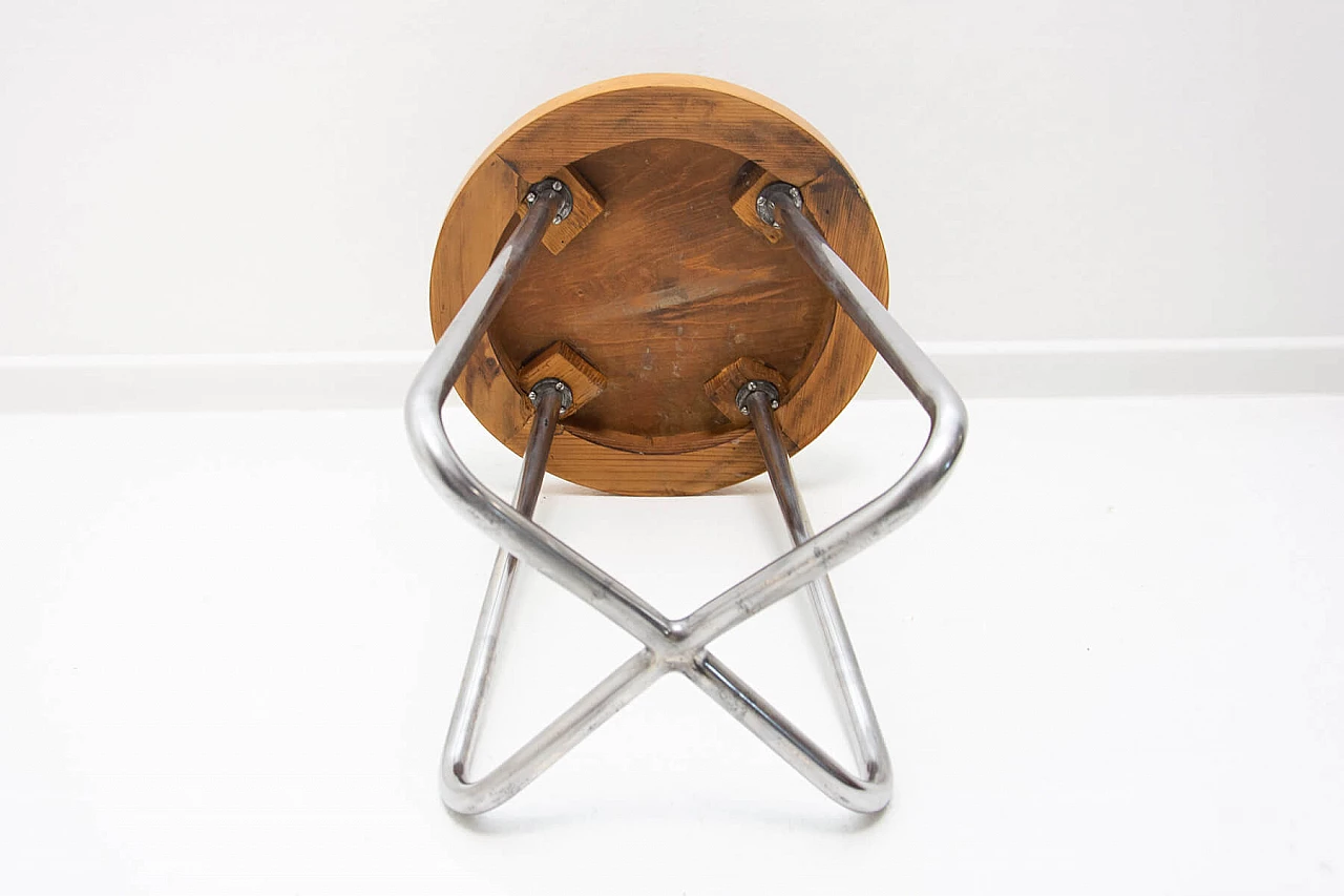 Bauhaus tubular stool by Robert Slezák, 1930s 12