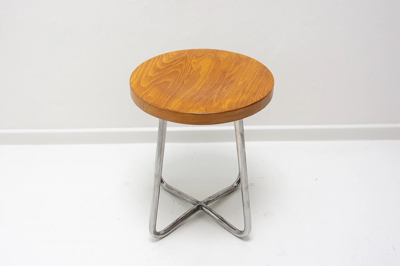Bauhaus tubular stool by Robert Slezák, 1930s 14