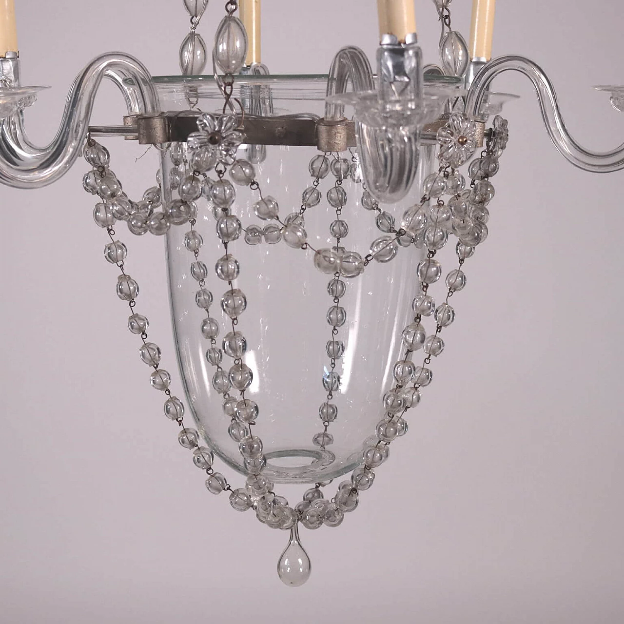 Spanish glass chandelier, 19th century 10