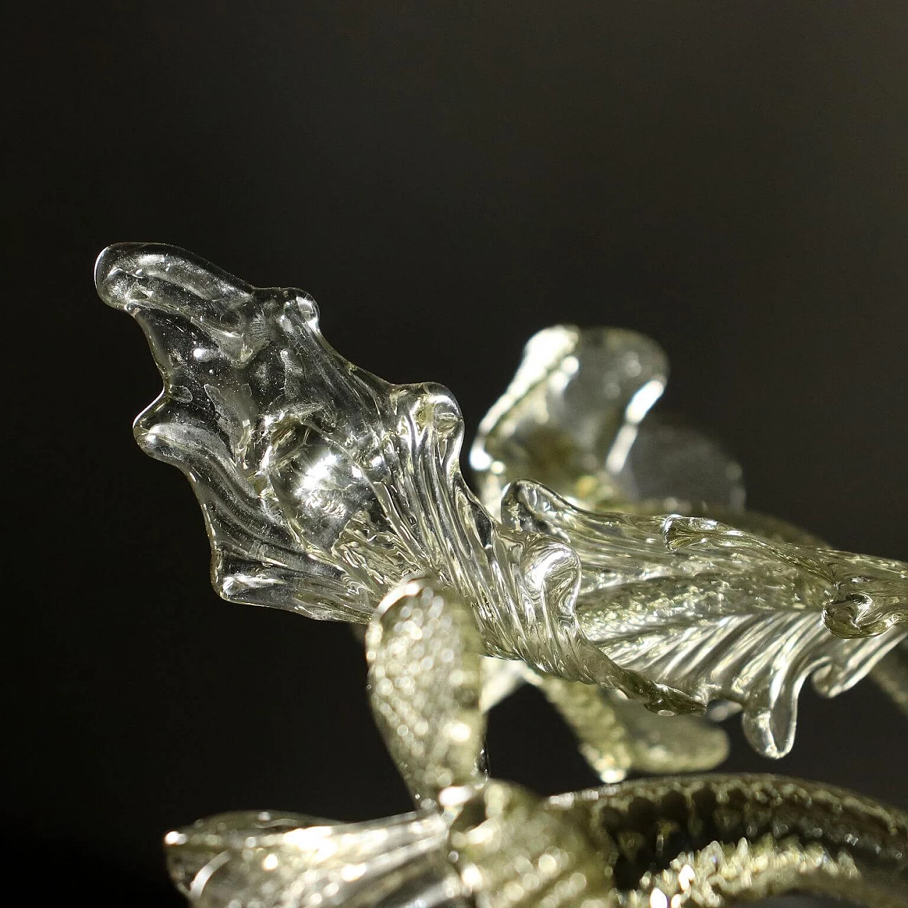 Murano glass chandelier with 6 lights, 20th century 6