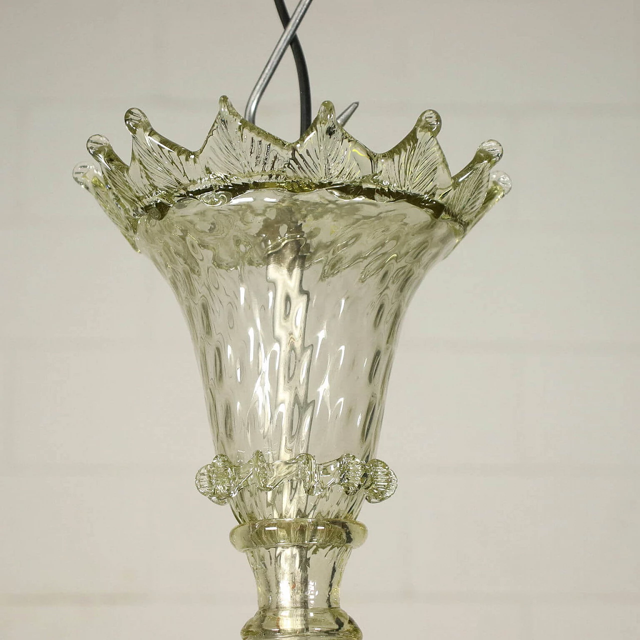 Murano glass chandelier with 6 lights, 20th century 9