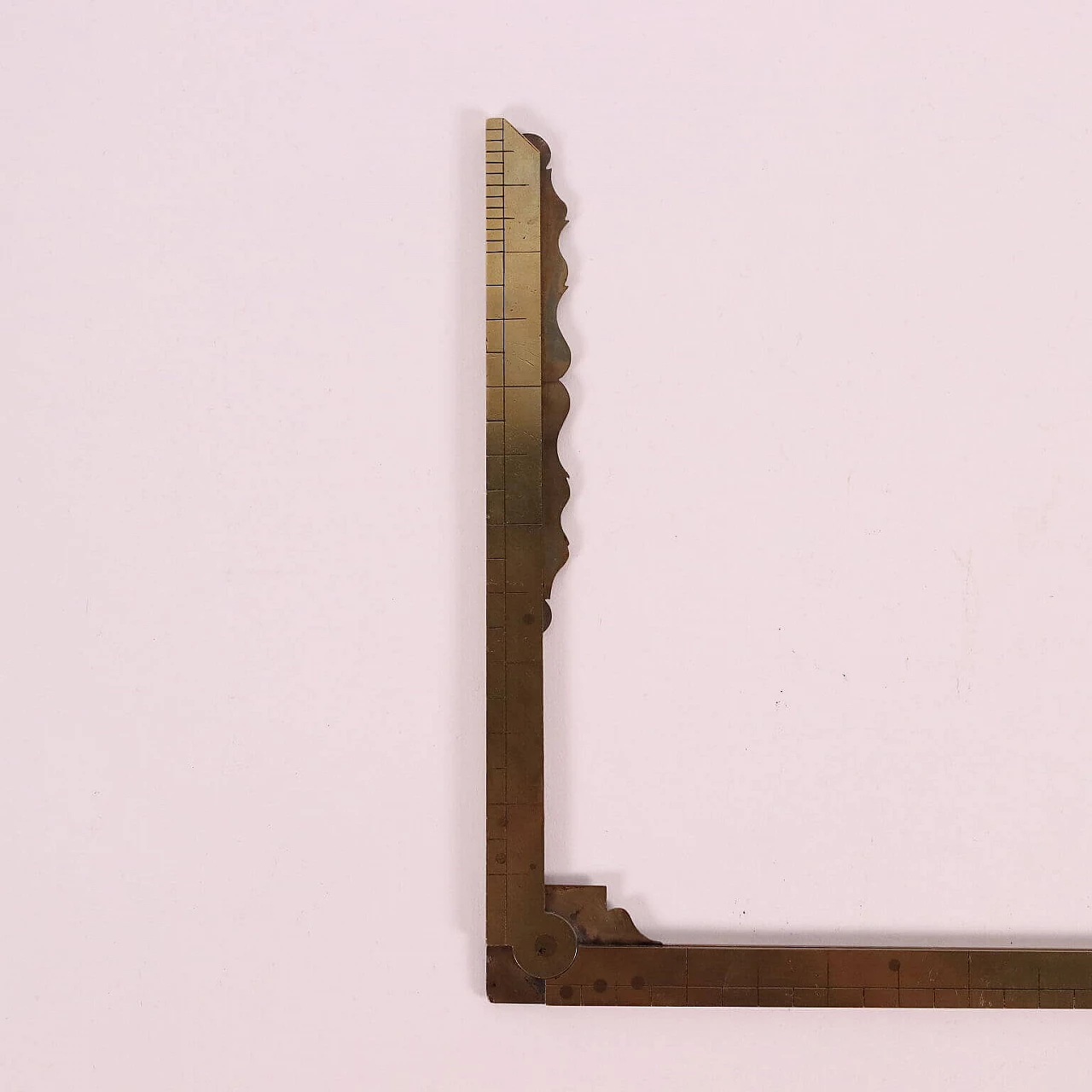 Brass level square by Franciscu, end of 18th century 3