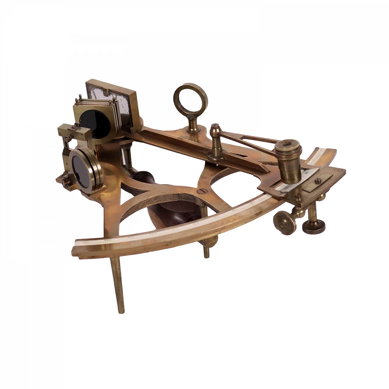 Sestante in ottone, del '800 1