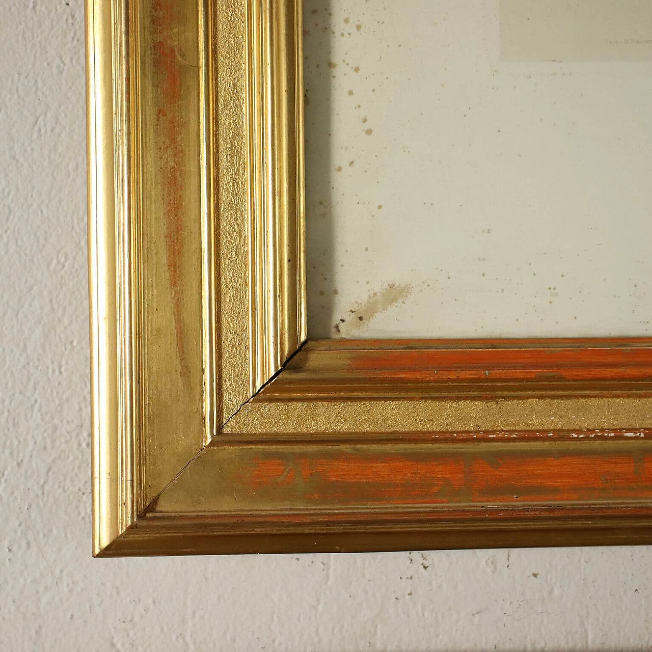 Group of 4 gilded frames with prints, 19th century 5
