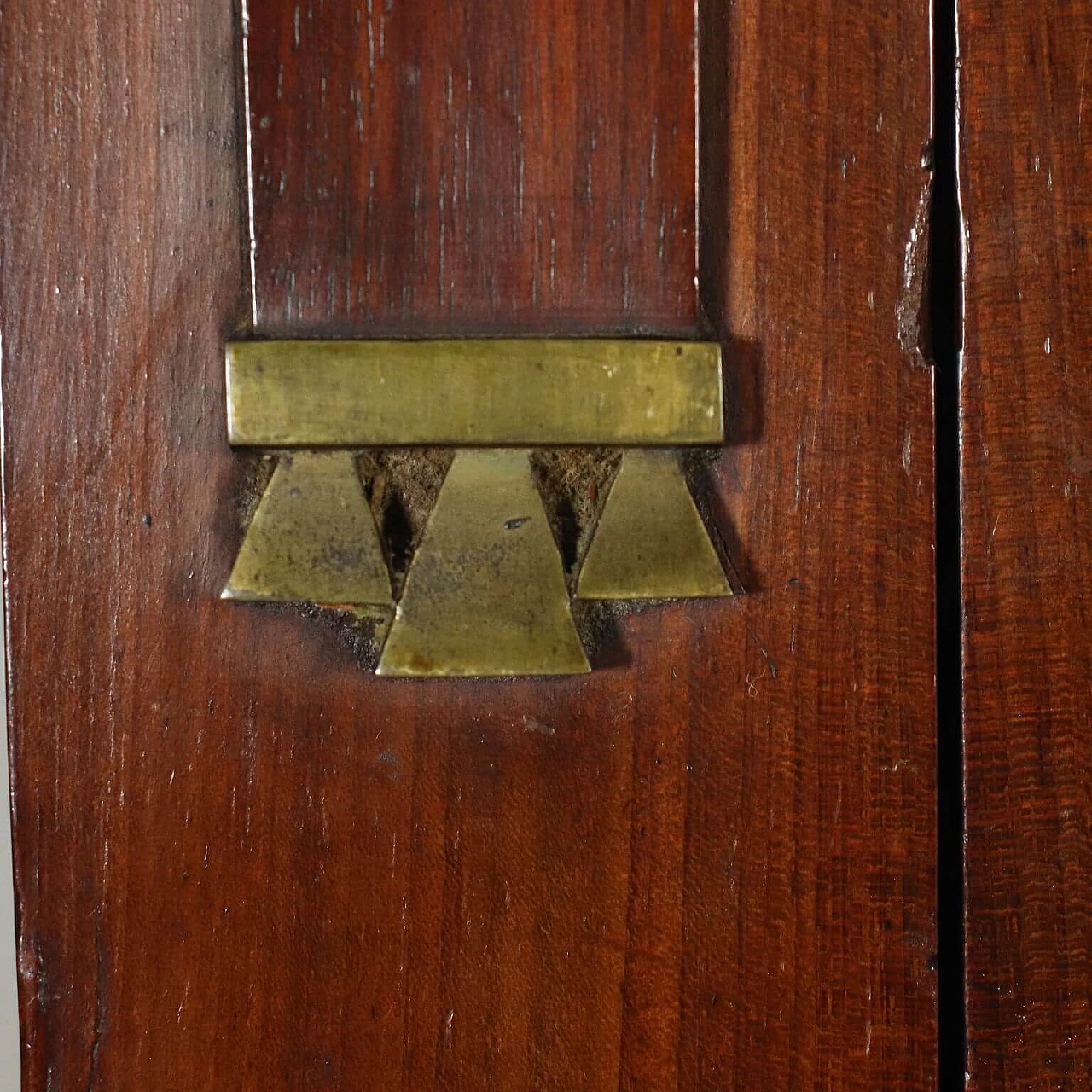 Empire mahogany and chestnut writing desk with riser, 19th century 9