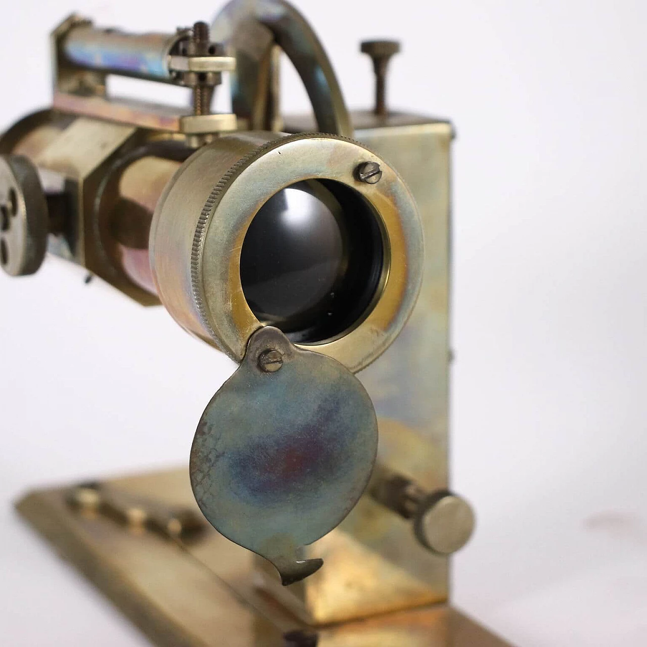 Brass telescope diopter, 19th century 4