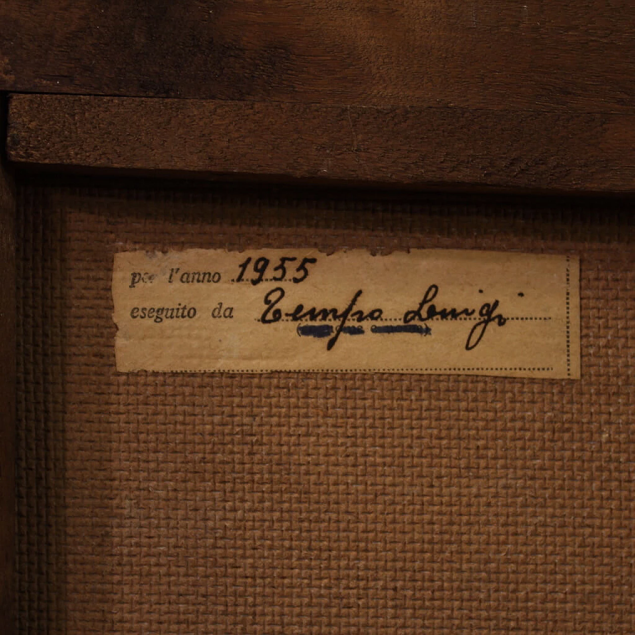 Natura morta con vaso di fiori, dipinto a olio su masonite, 1955 12