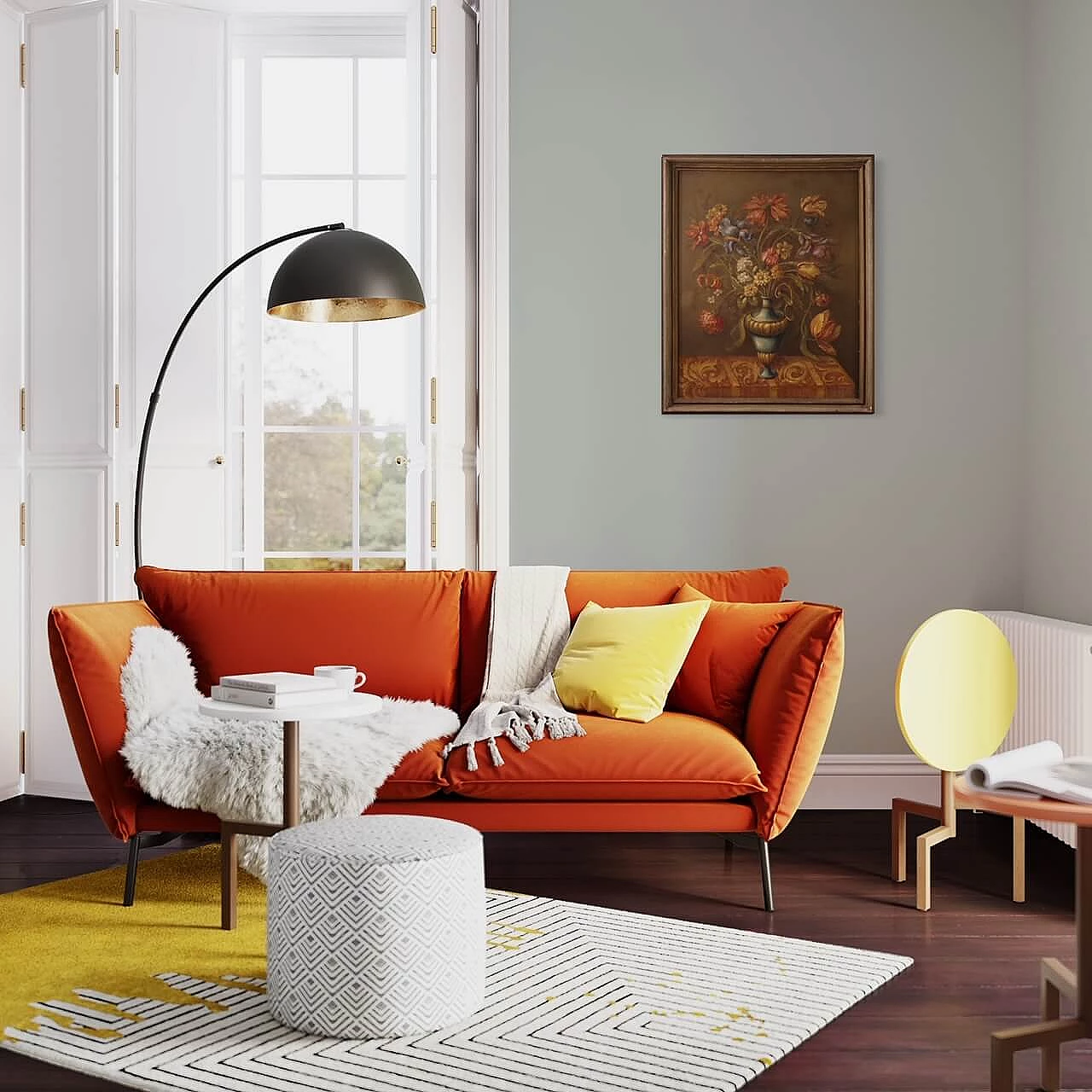 Natura morta con vaso di fiori, dipinto a olio su masonite, 1955 15