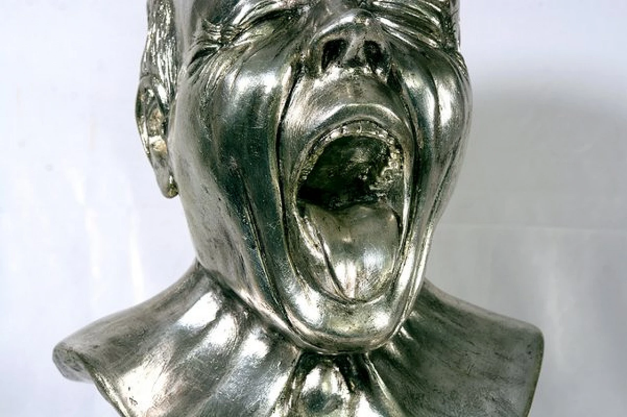 From Frank Xaver Masserschmidt, Head of Character, wax sculpture on wooden base, 1990s 6