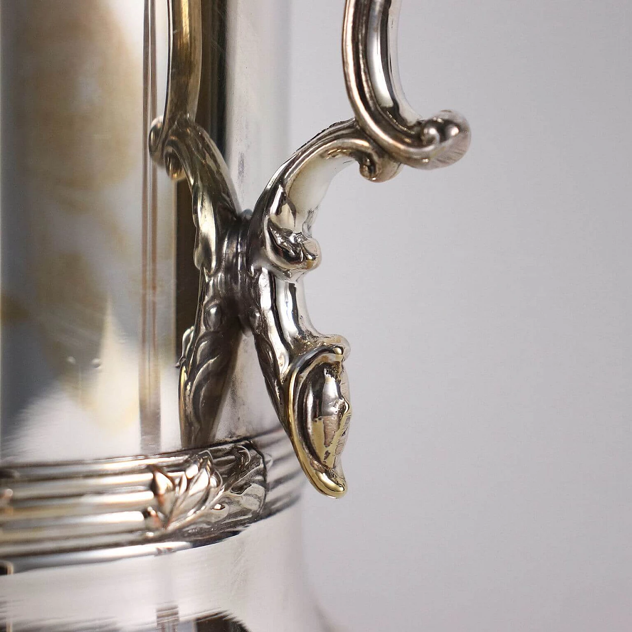Tankard in silver plated metal , early 1900s 4