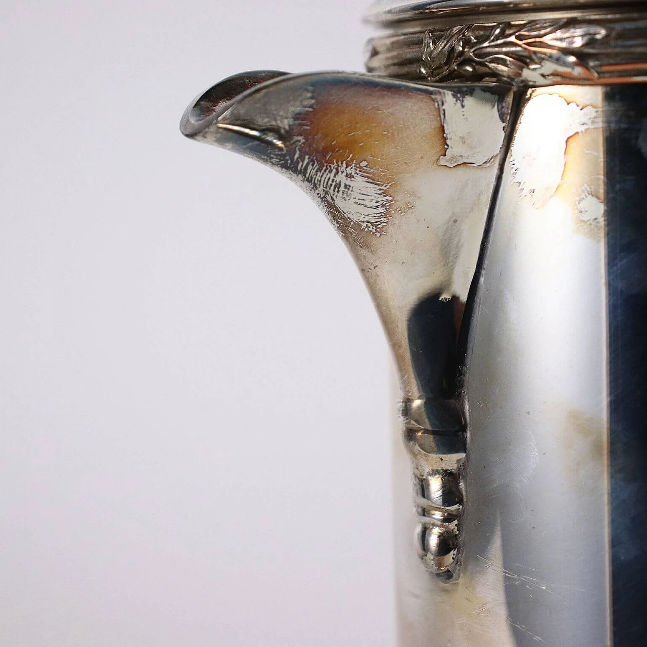 Tankard in silver plated metal , early 1900s 5