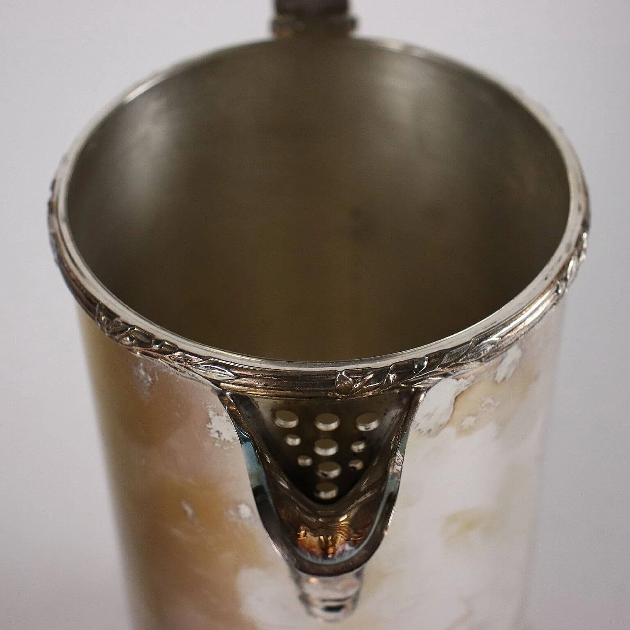 Tankard in silver plated metal , early 1900s 6