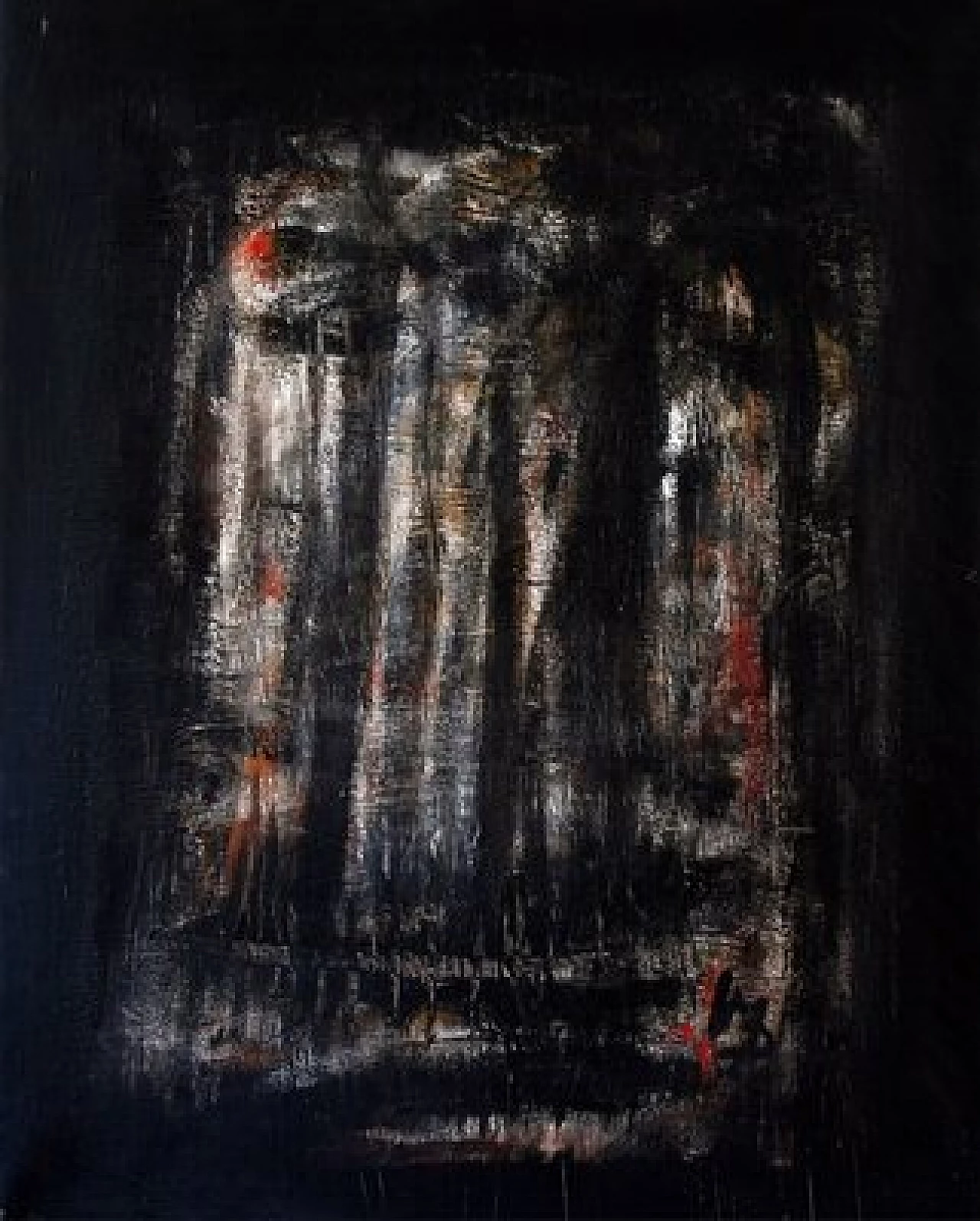 Massimo D'Orta, The Big Winter Am.6, oil on canvas, 2000s 1