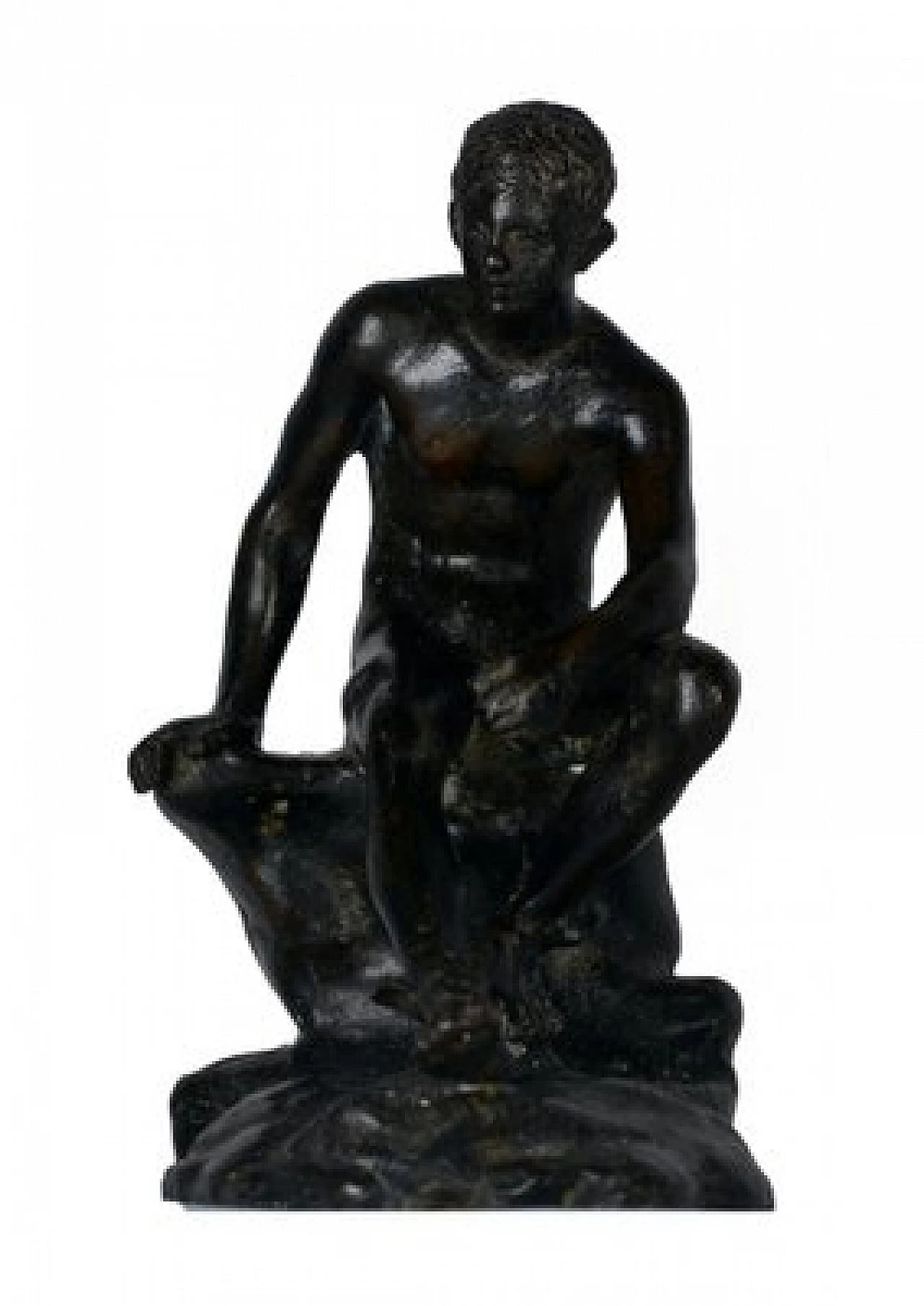 Scultura di Hermes a riposo in bronzo di Fonderia Chiurazzi, inizio '900 3