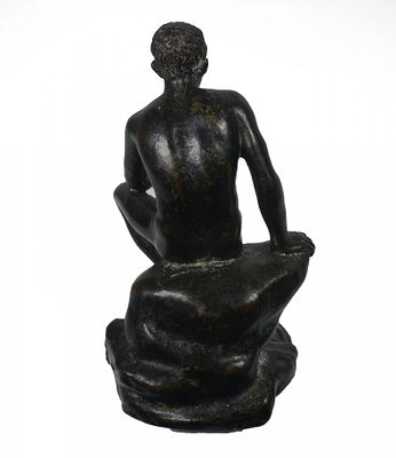 Scultura di Hermes a riposo in bronzo di Fonderia Chiurazzi, inizio '900 6