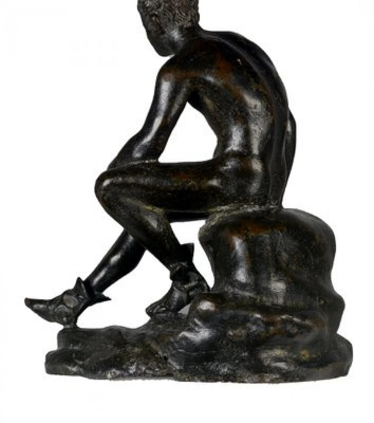 Scultura di Hermes a riposo in bronzo di Fonderia Chiurazzi, inizio '900 8