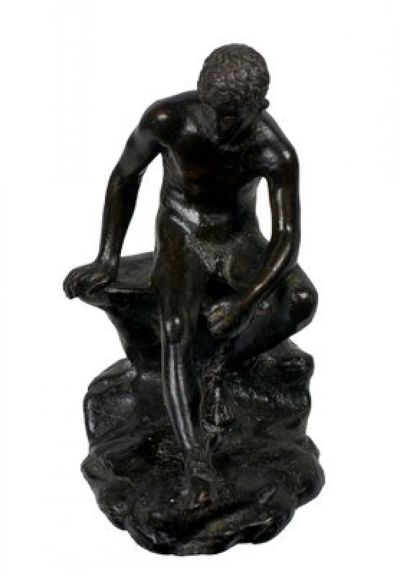 Scultura di Hermes a riposo in bronzo di Fonderia Chiurazzi, inizio '900 9