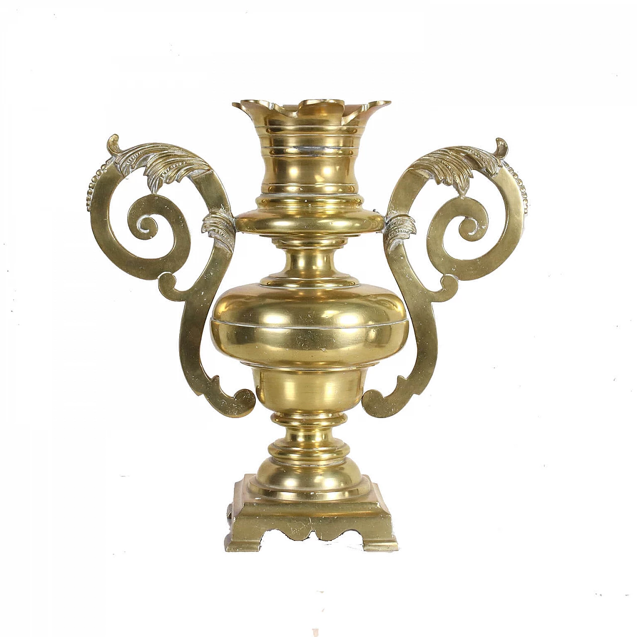 Gilded brass vase, 19th century 1