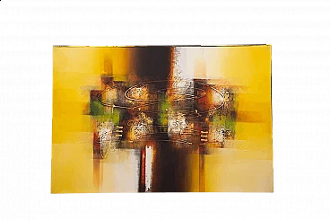 Abstract painting, acrylic on canvas, 2000