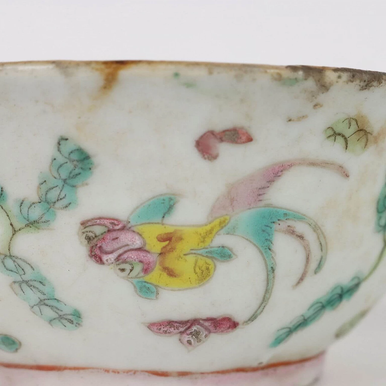 Ciotola cinese in porcellana decorata, '800 4