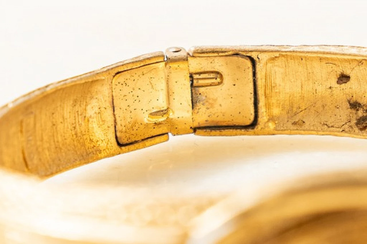 Rigid belt bracelet 18K gold by Avon, 1970s 6