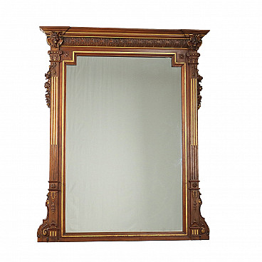 Neoclassical style free standing mirror, 1940s