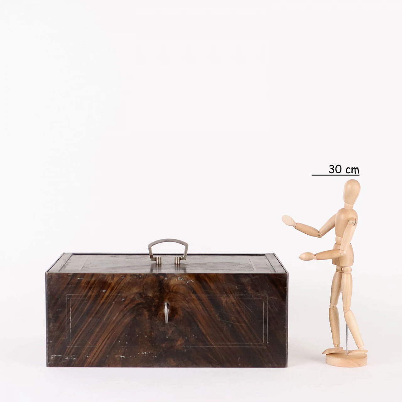 Bauletto in ferro Art Decò, anni '30 2