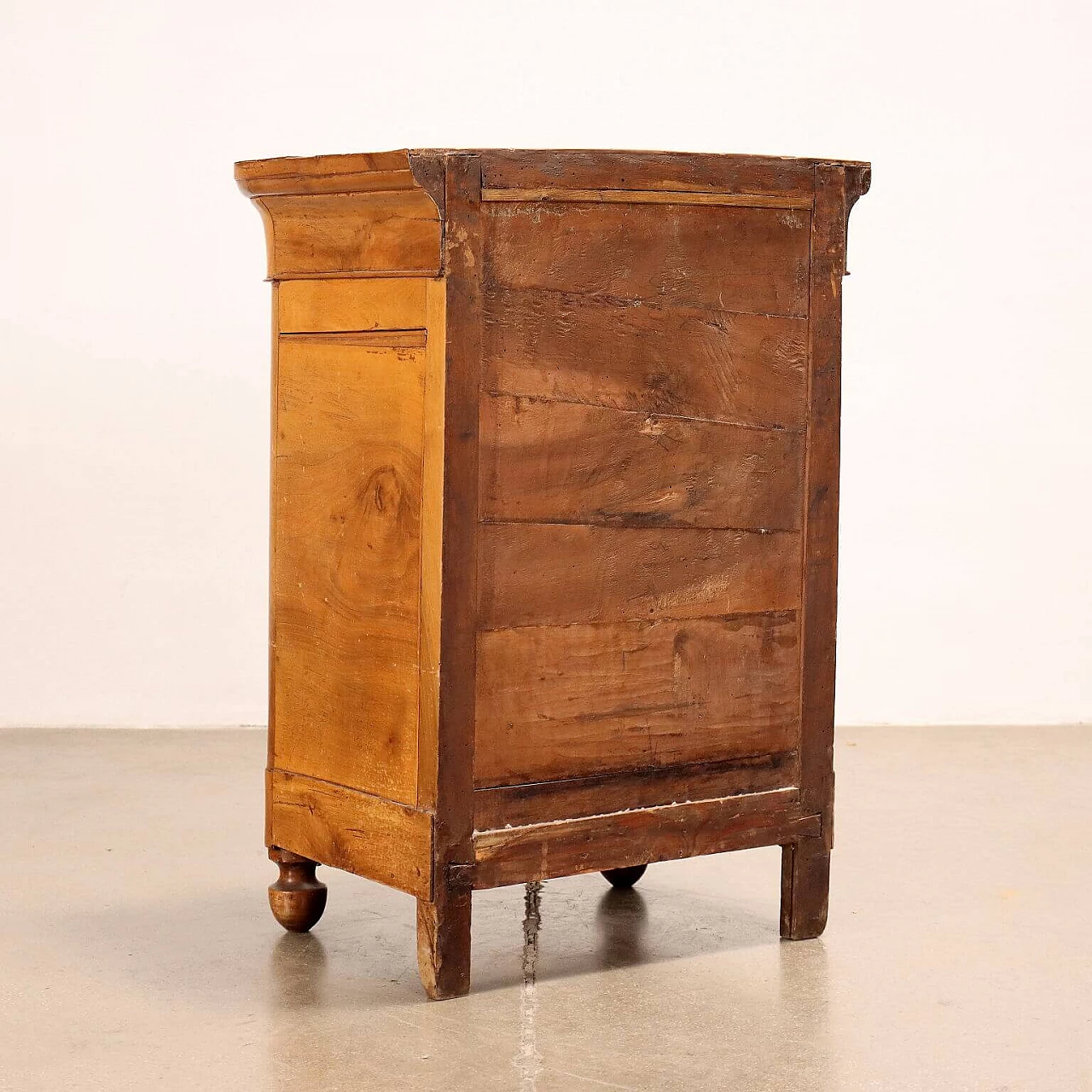 Charles X bedside table in walnut, 19th century 10
