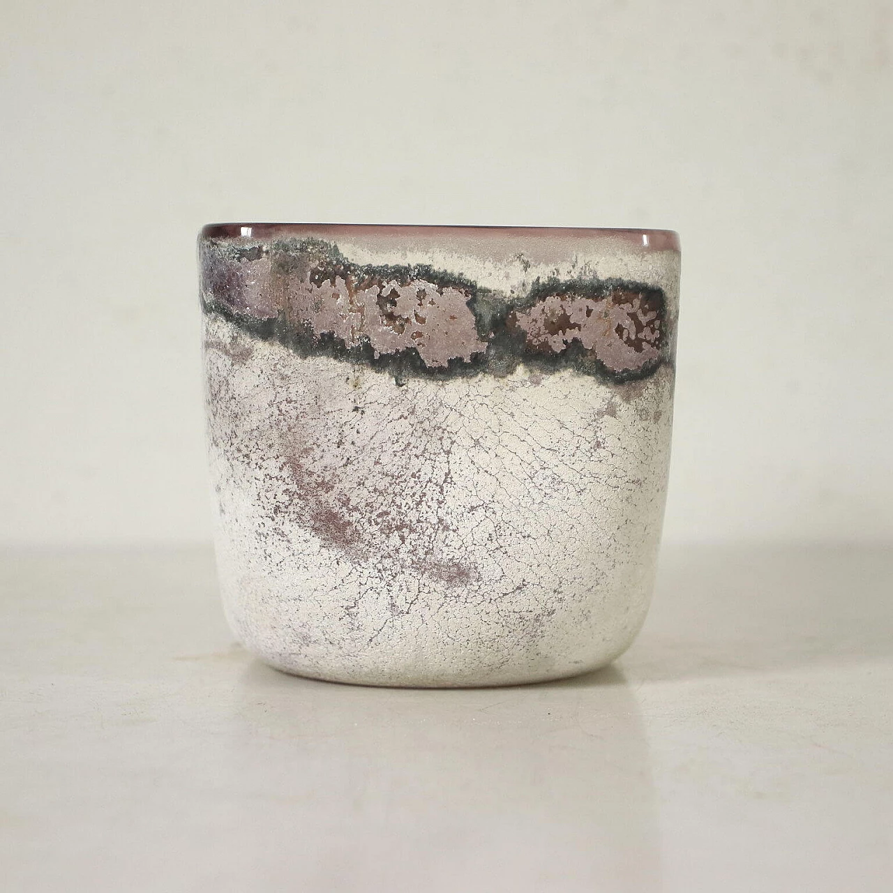 Murano scavo glass bowl by Alfredo Barbini 8