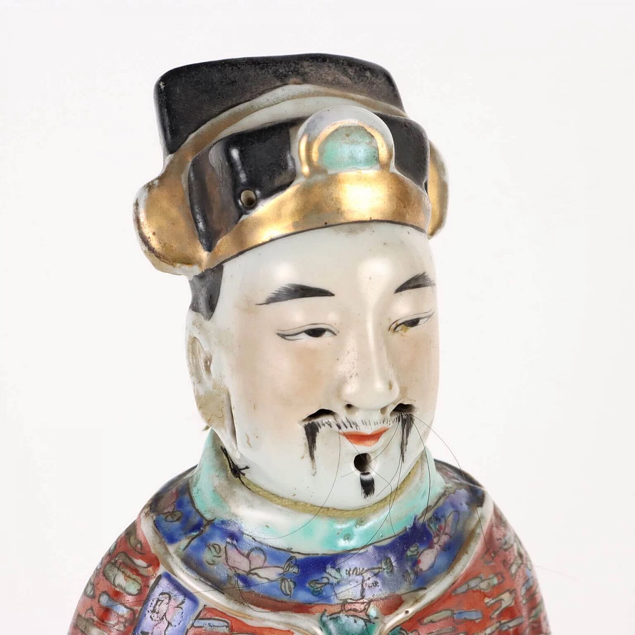 Porcelain sculpture of Lu Xing, 1930s 3
