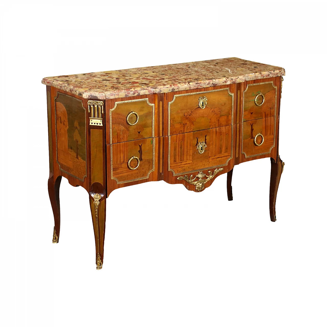Neoclassical inlaid dresser by André Louis Gilbert, late 18th century 1