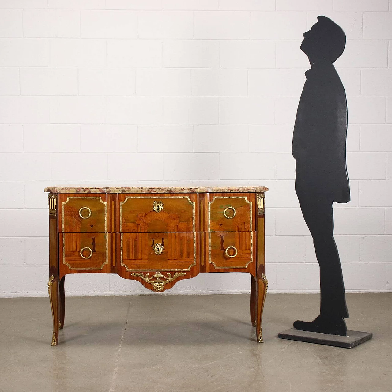 Neoclassical inlaid dresser by André Louis Gilbert, late 18th century 2