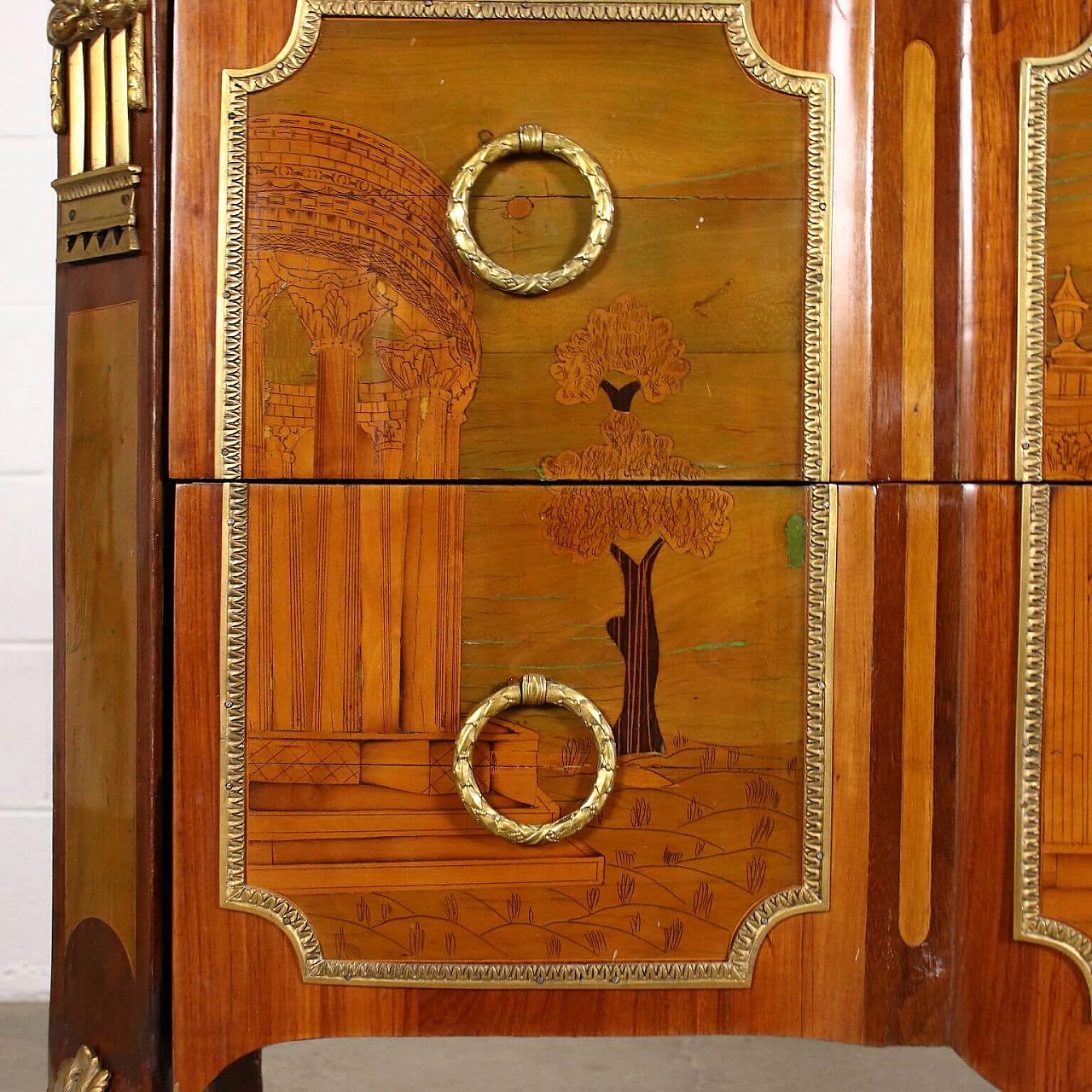 Neoclassical inlaid dresser by André Louis Gilbert, late 18th century 10