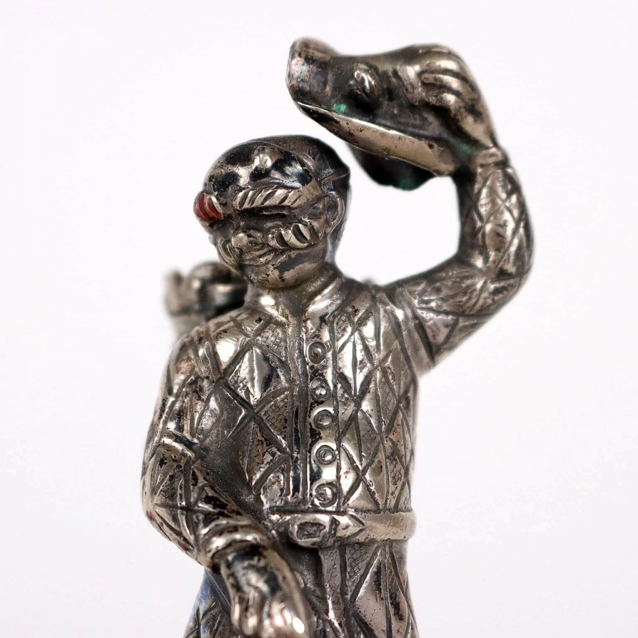Pair of silver figurines, later 19th century 8