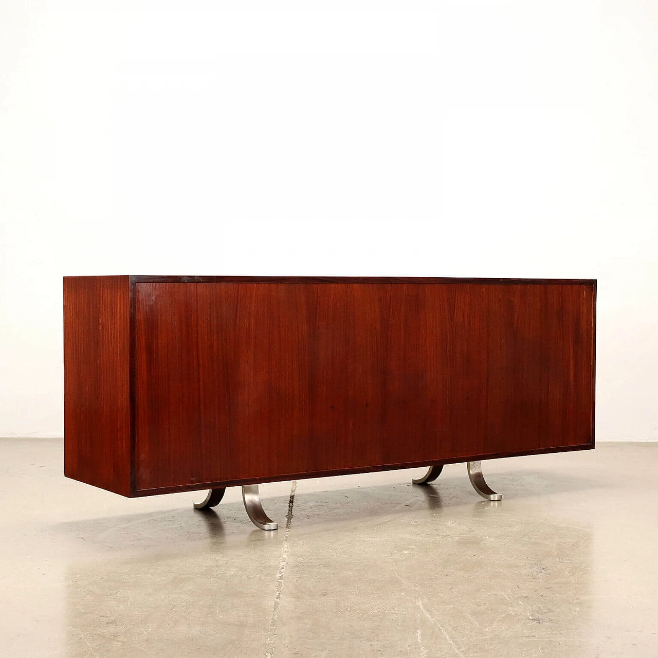 Wood and metal sideboard attributed to Sergio Mazza, 1960s 9
