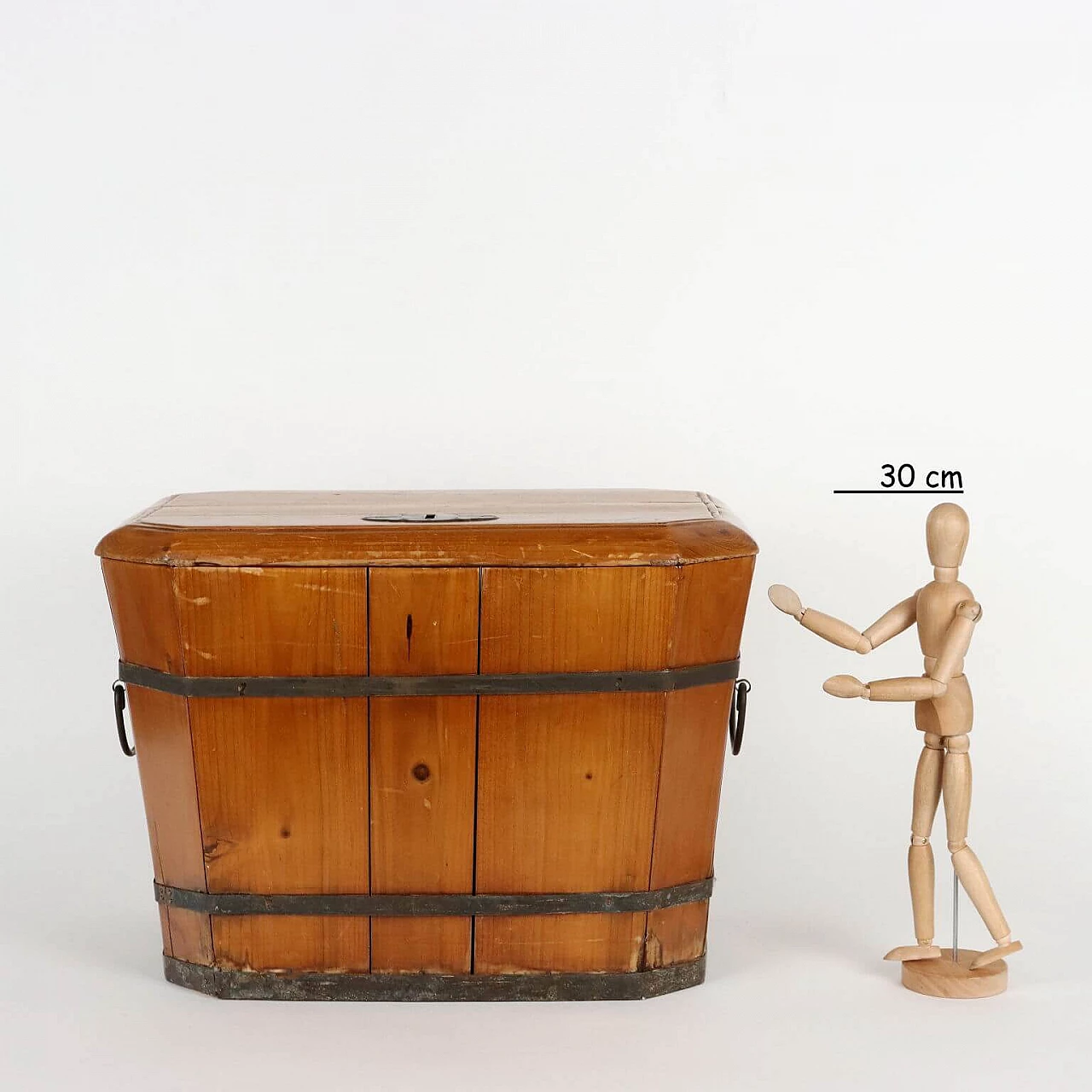 Urna in abete e bronzo, inizio '900 2