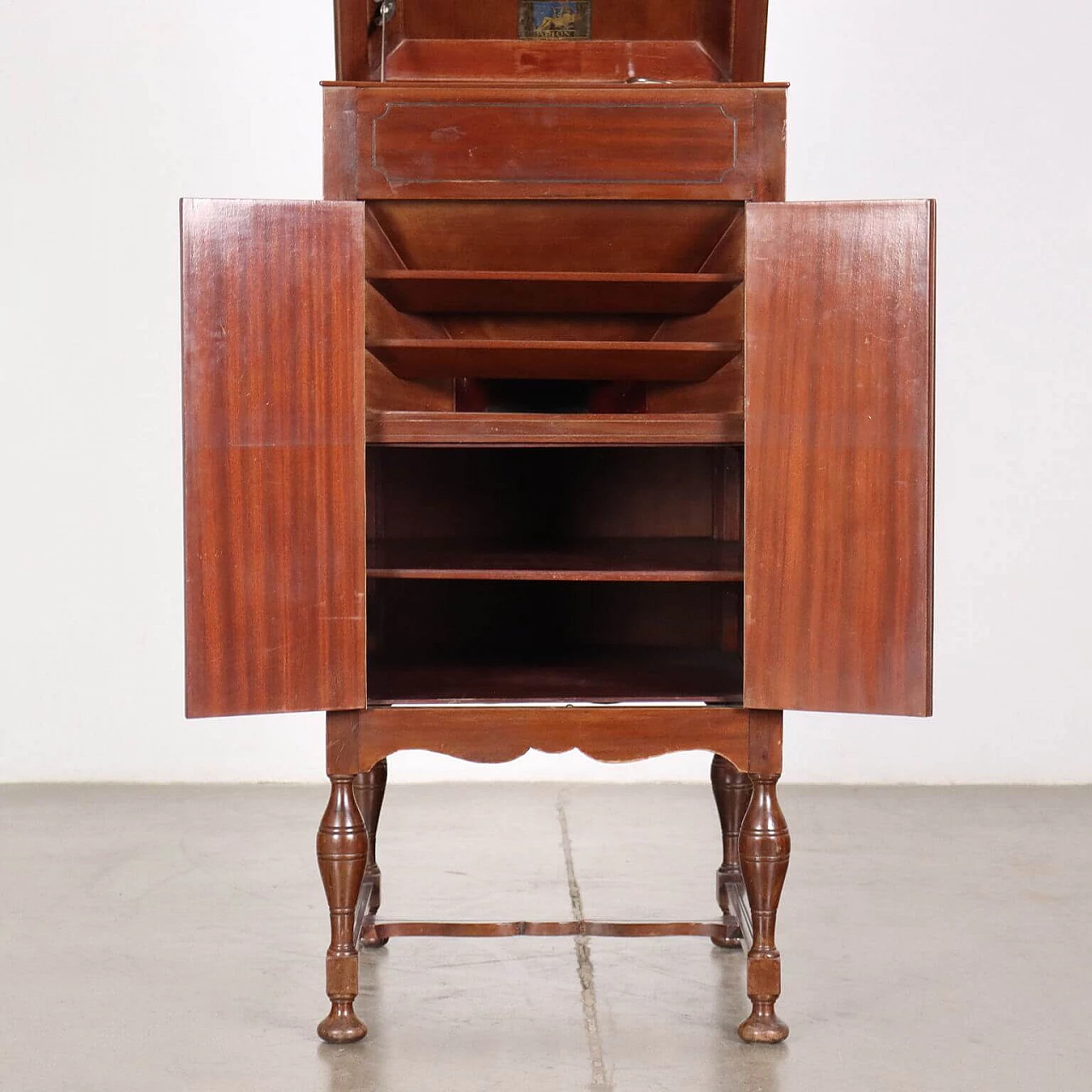 Arion 78 rpm mahogany gramophone cabinet, 1930s 4