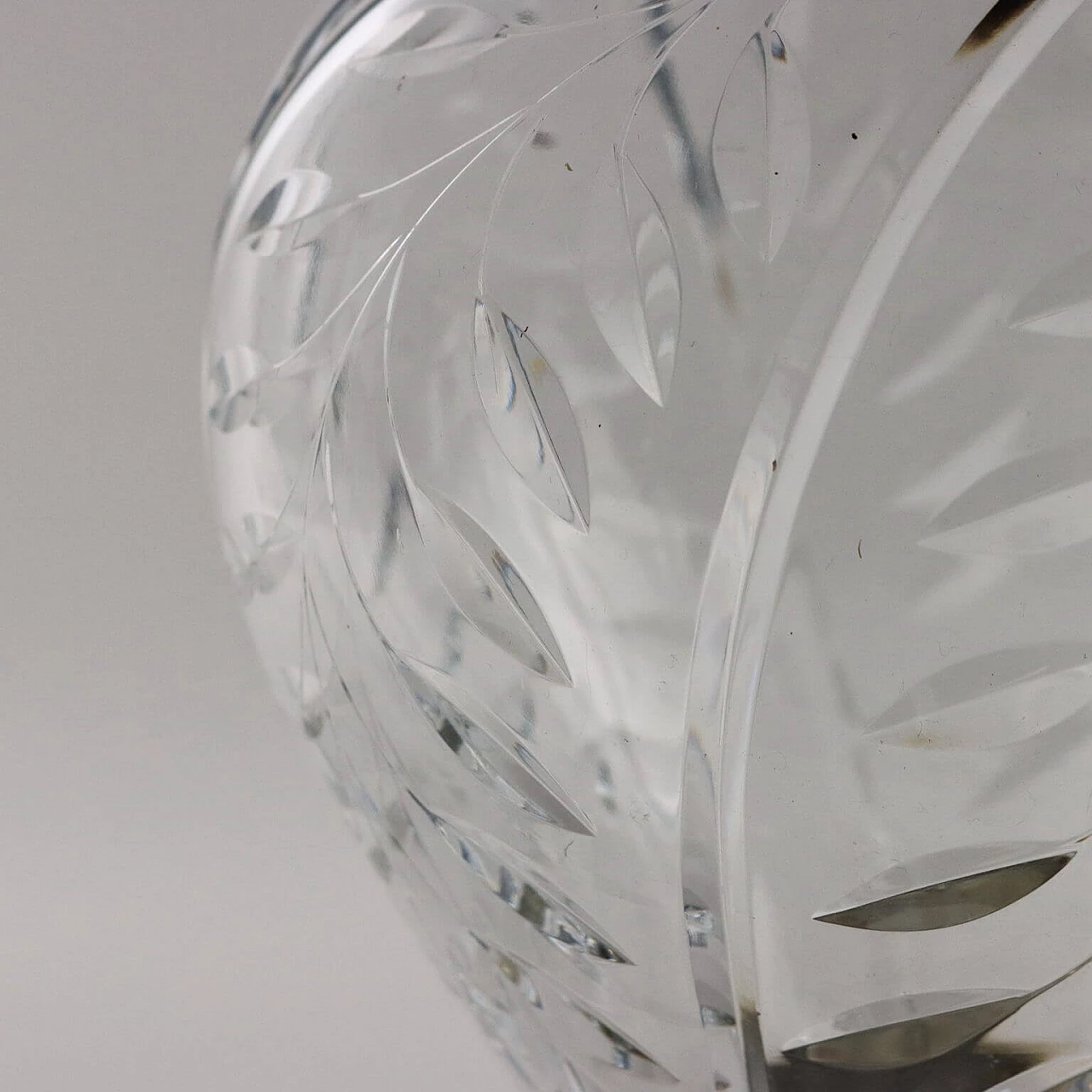 Vaso in argento e cristallo di Apiemme Argenterie, anni '70 9