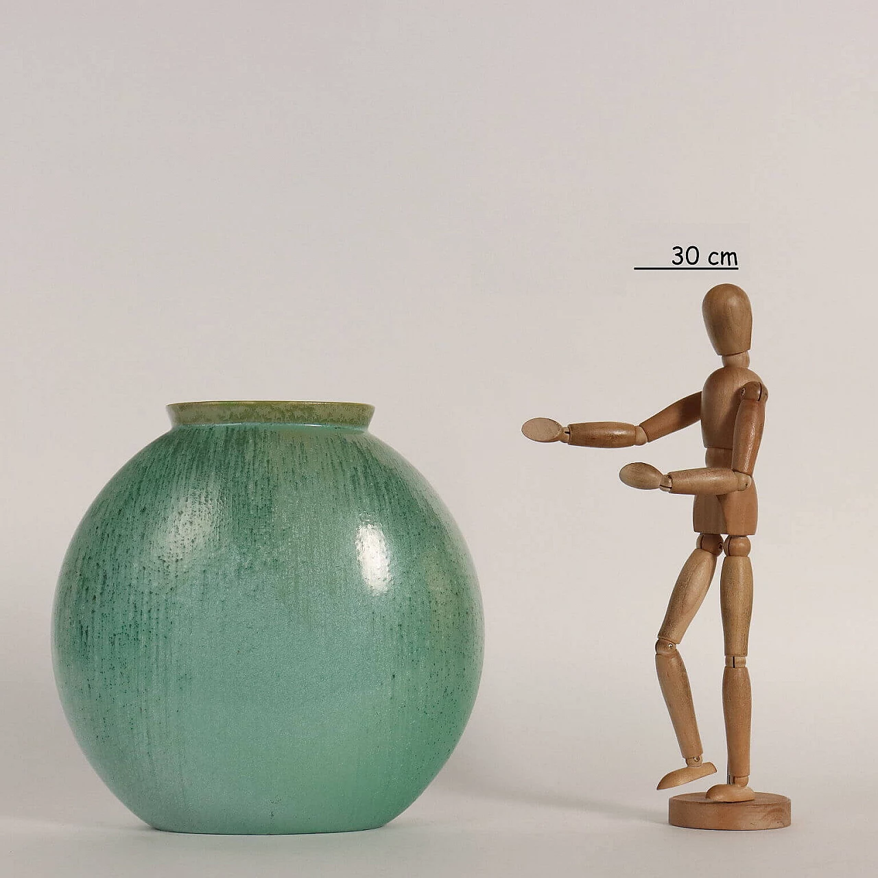 Vaso in ceramica smaltata di Guido Andlovitz per Lavenia, anni '30 2