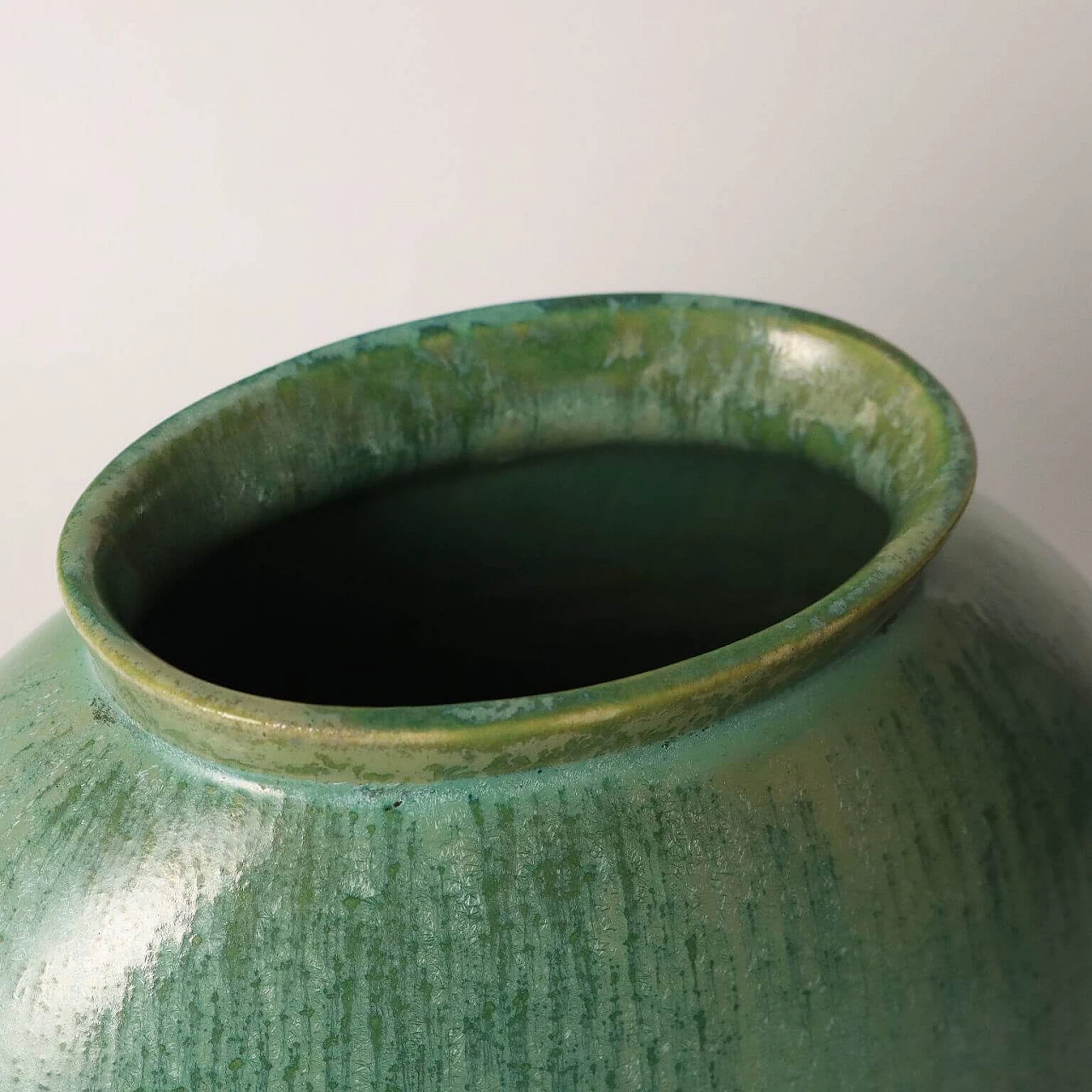 Vaso in ceramica smaltata di Guido Andlovitz per Lavenia, anni '30 3