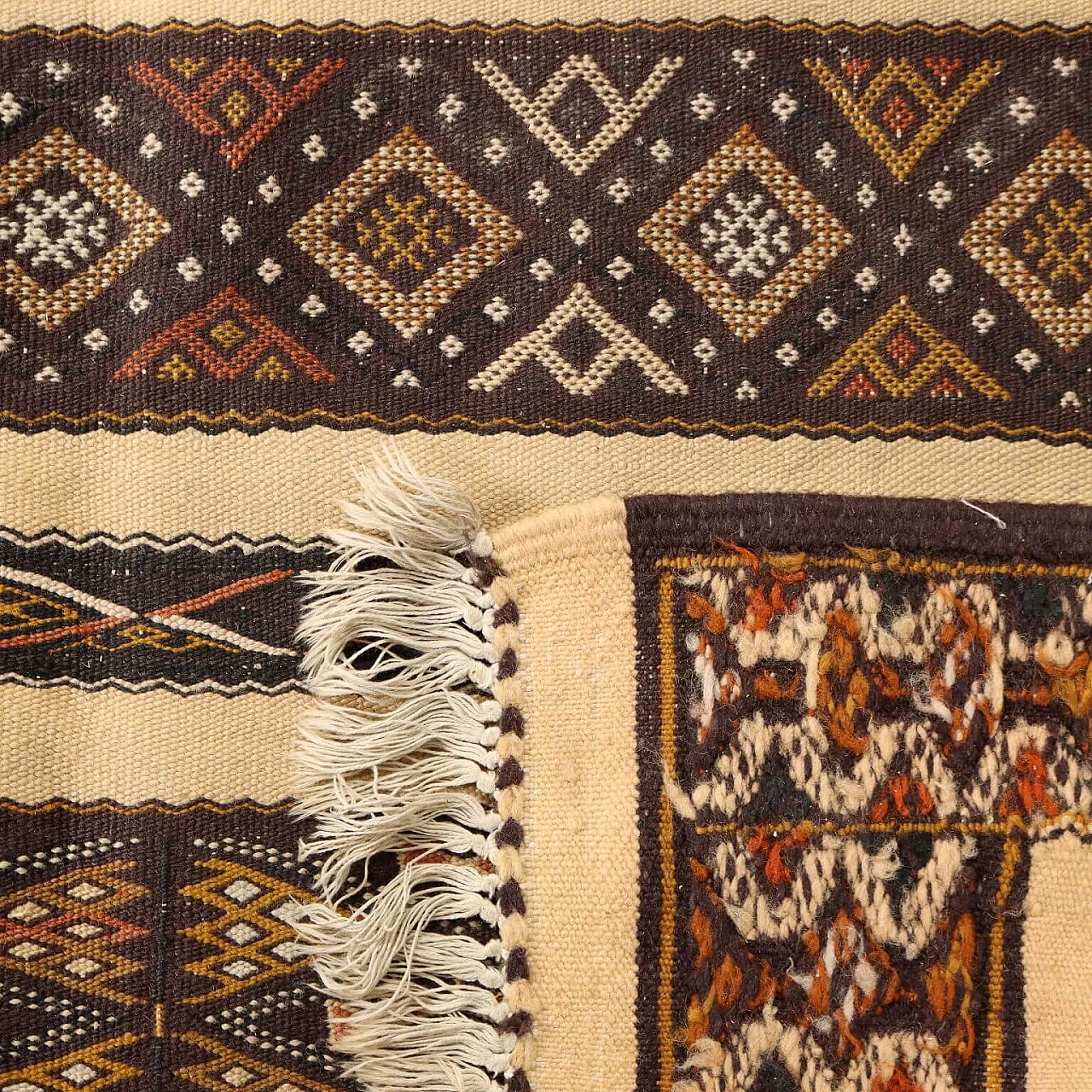 Moroccan cotton Agadir rug 8