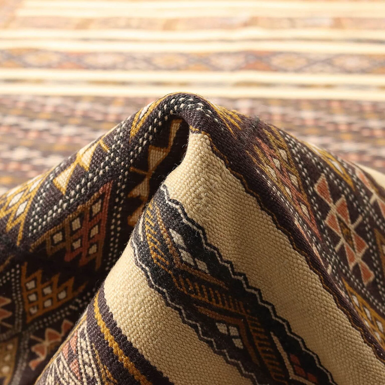 Moroccan cotton Agadir rug 9