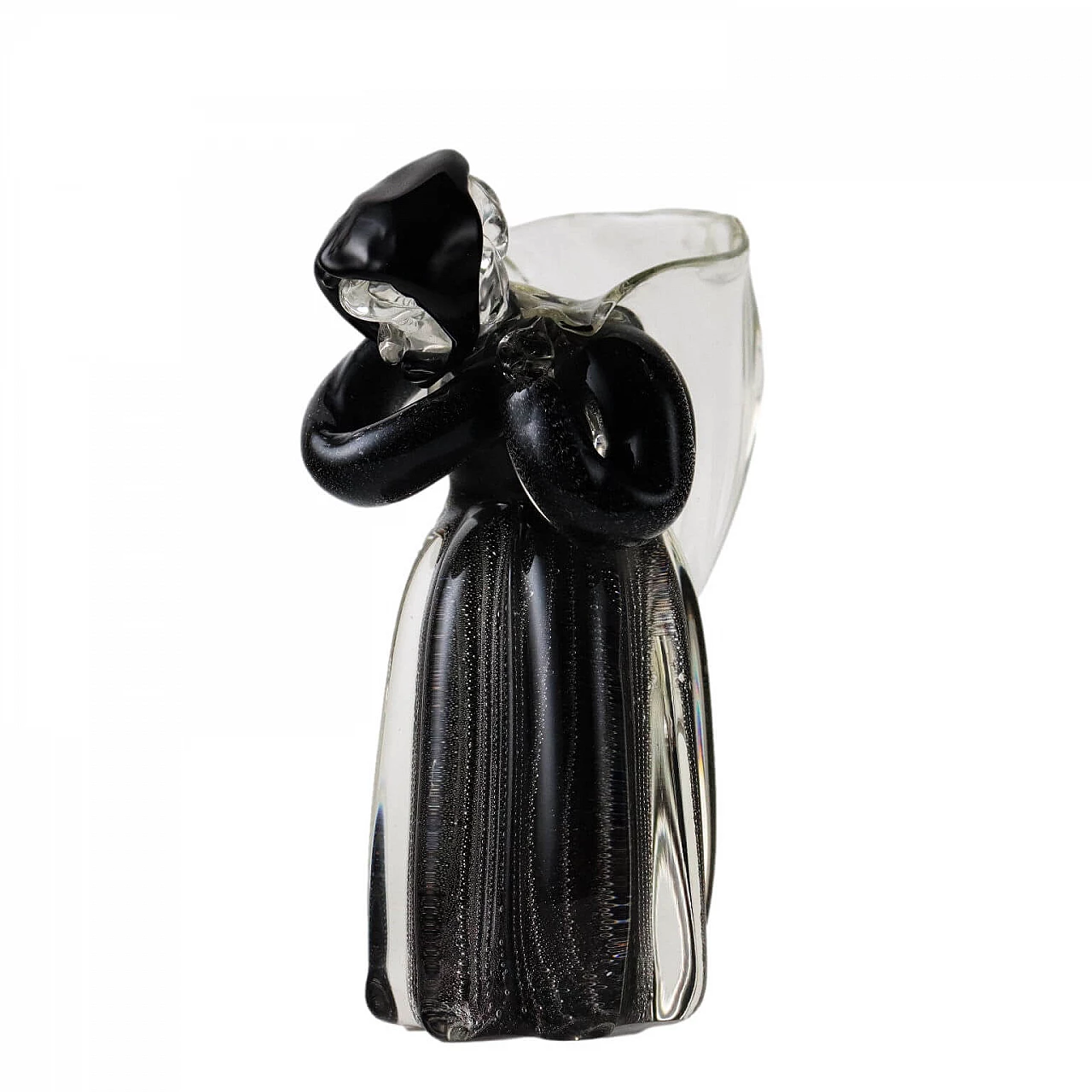 Glass sculpture of Woman with Gerla by Archimede Seguso, 20th century 1