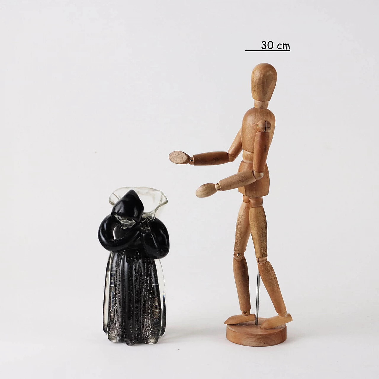 Glass sculpture of Woman with Gerla by Archimede Seguso, 20th century 2