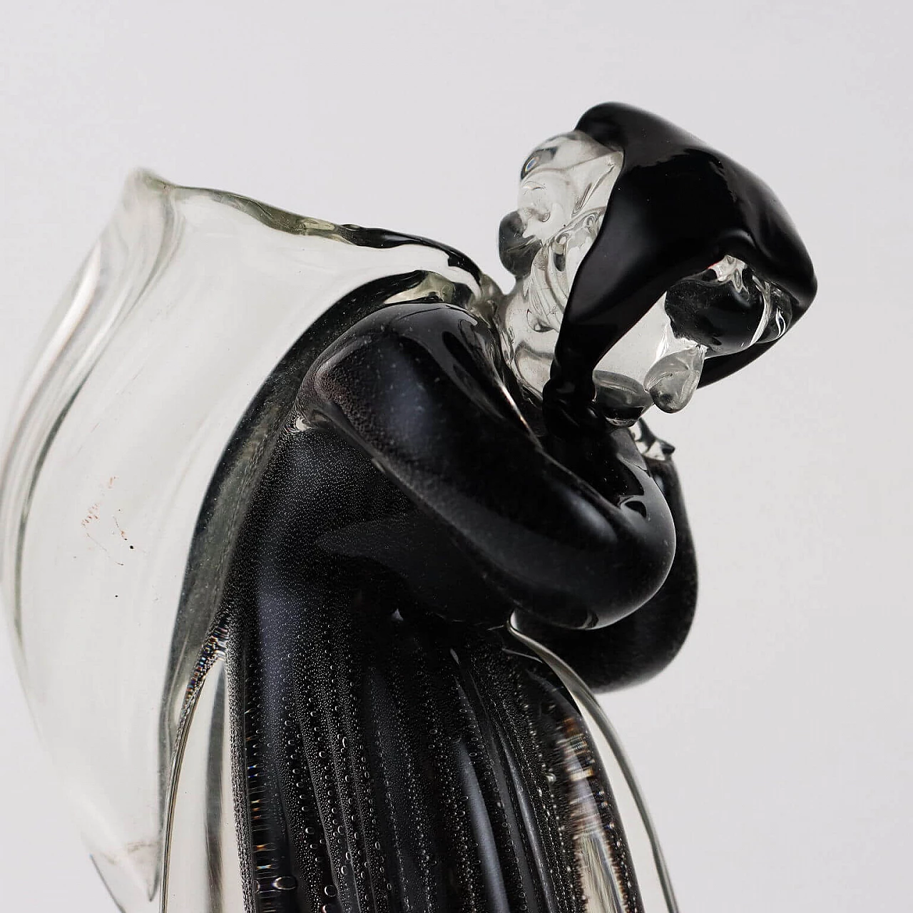 Glass sculpture of Woman with Gerla by Archimede Seguso, 20th century 5