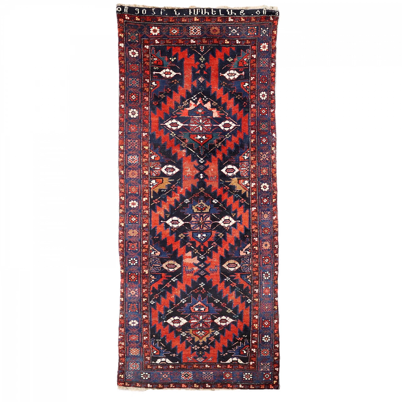 Caucasian wool Kazak rug 1