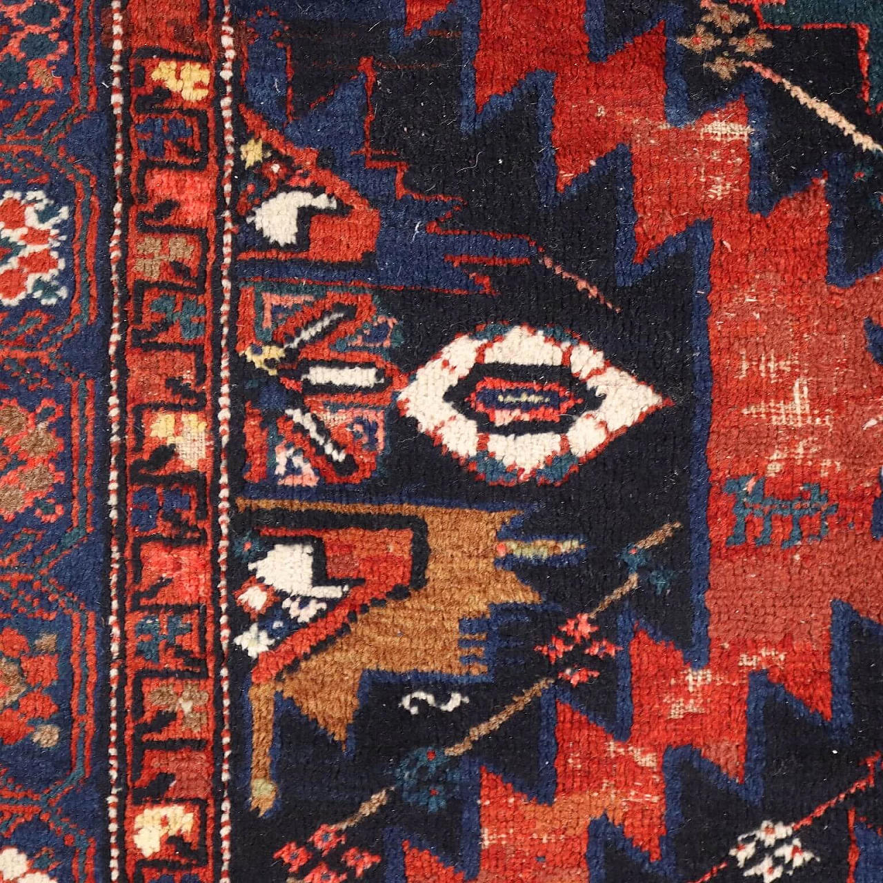 Tappeto Kazak caucasico in lana 4