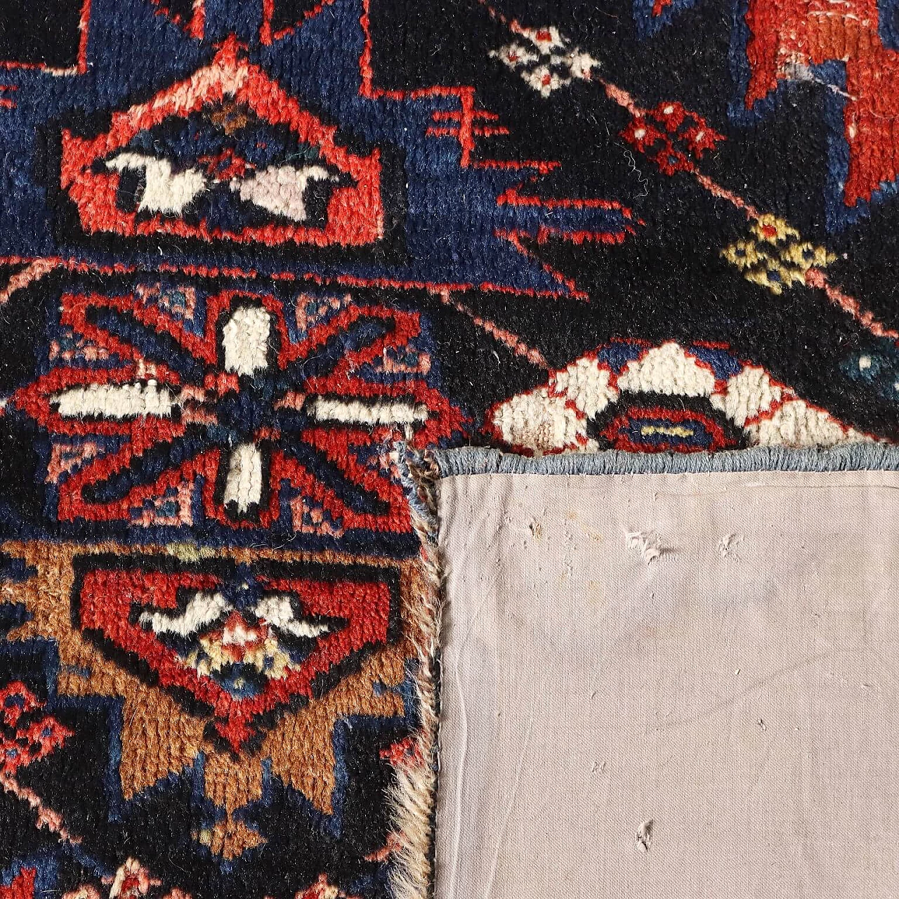 Tappeto Kazak caucasico in lana 10